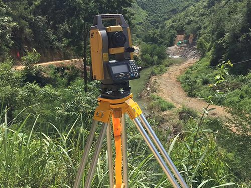 全站仪到场测试